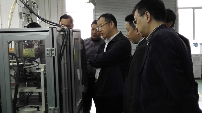 杨齐总裁到GA黄金甲深圳分公司调研