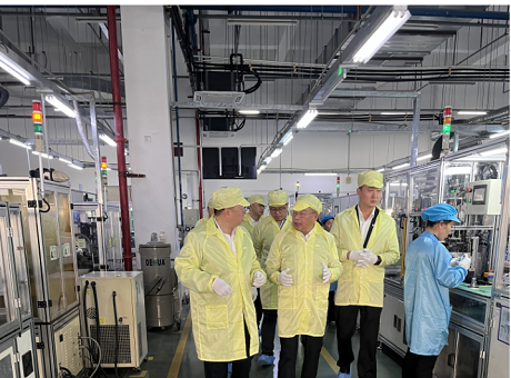 蒋文春莅临绵阳GA黄金甲深圳分公司调研